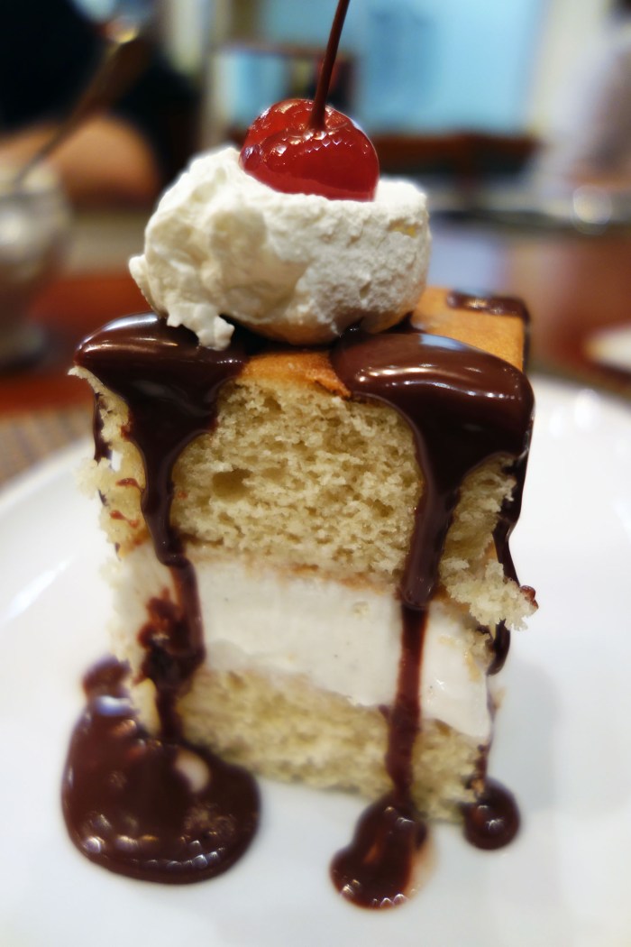 Hot Shoppes Hot Fudge Ice Cream Cake